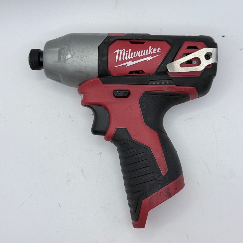 Milwaukee M12 Impact Driver 1/4 Hex Cordless Power Tool 2462-20 Bare Tool TESTED